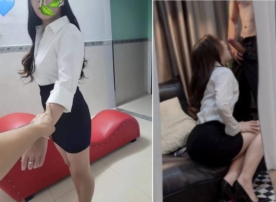Thư ký bị cặp sếp đụ la hét