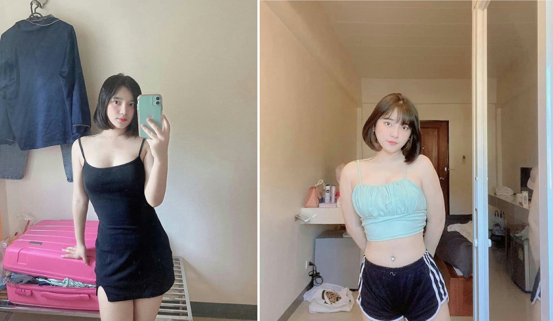 Tóc ngắn cute hưởng thụ đụ ở mọi kiểu dáng
