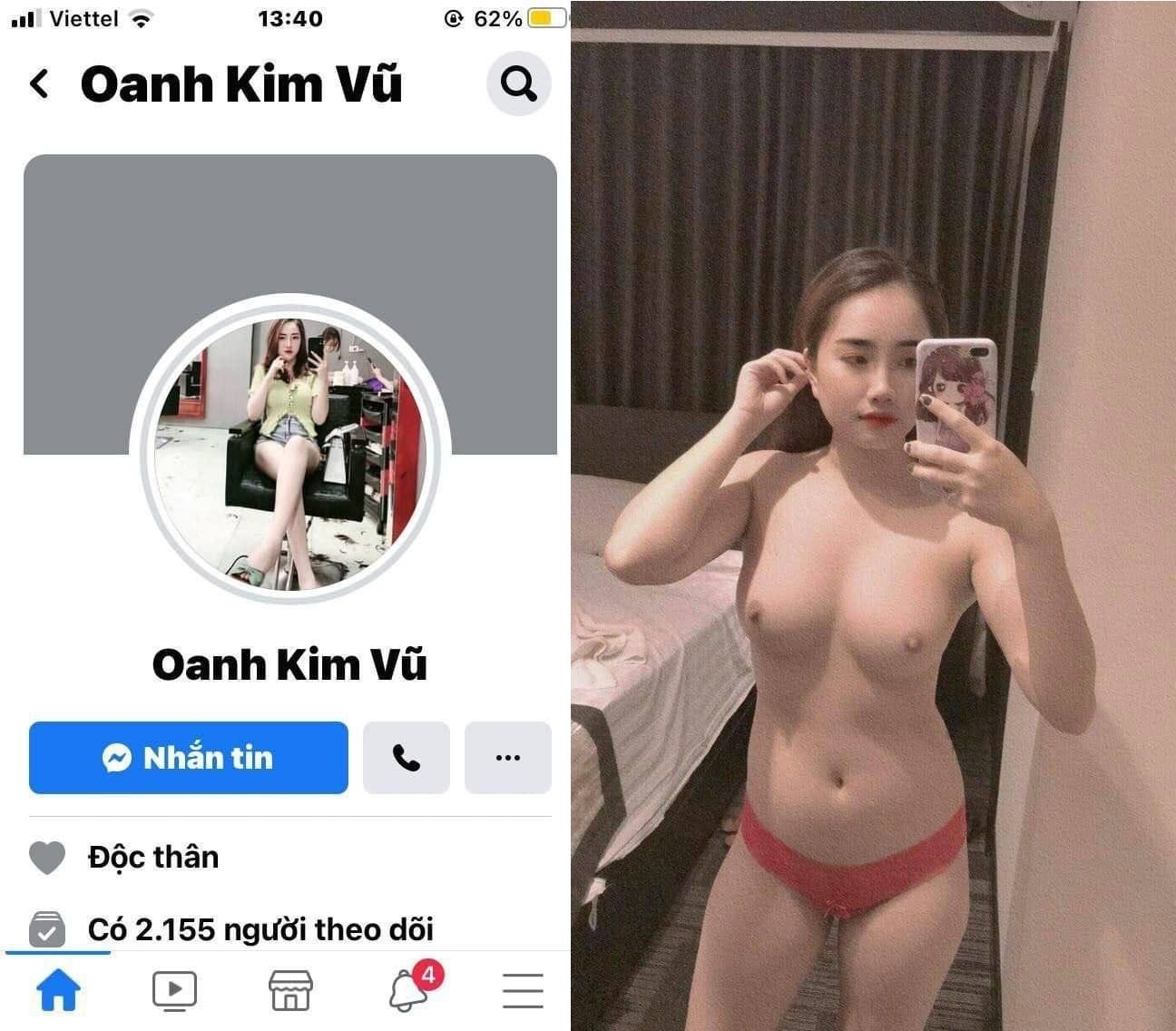 Vũ Kim Oanh vùng dưới ngập nước nhấp khoái